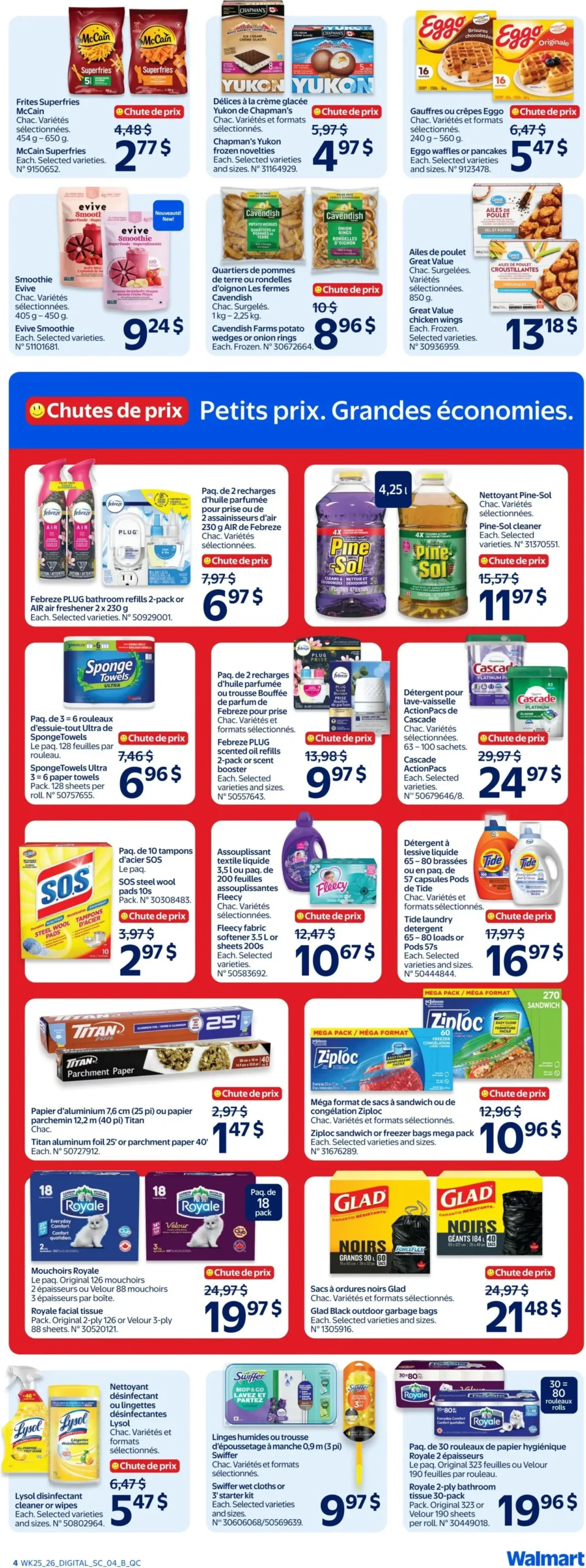 Page 4 de la circulaire Walmart