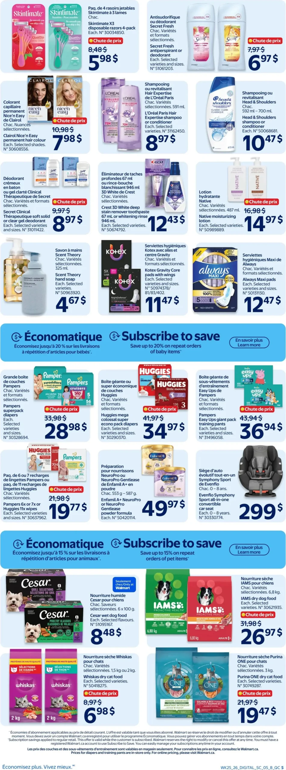 Page 5 de la circulaire Walmart
