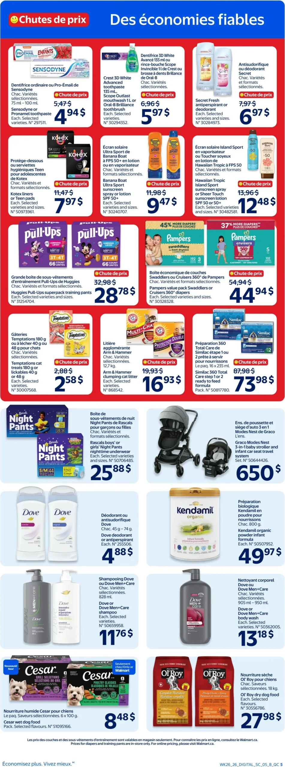Page 5 de la circulaire Walmart