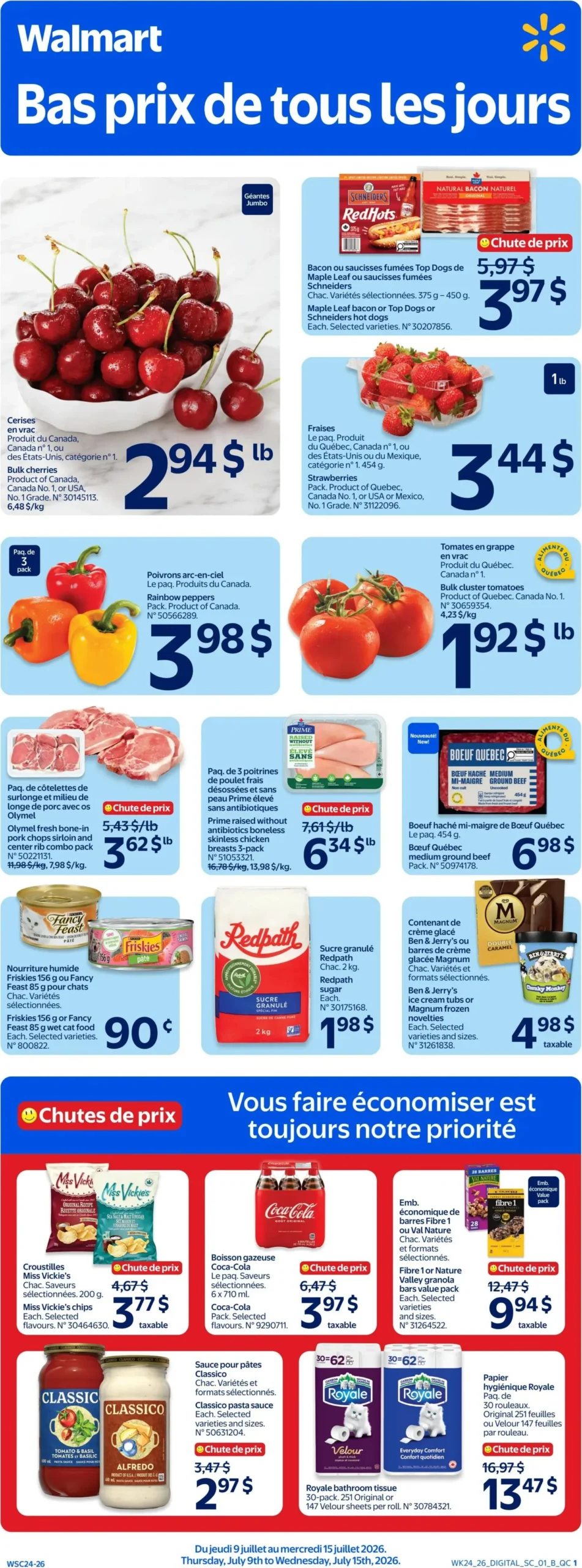 Page 1 de la circulaire Walmart