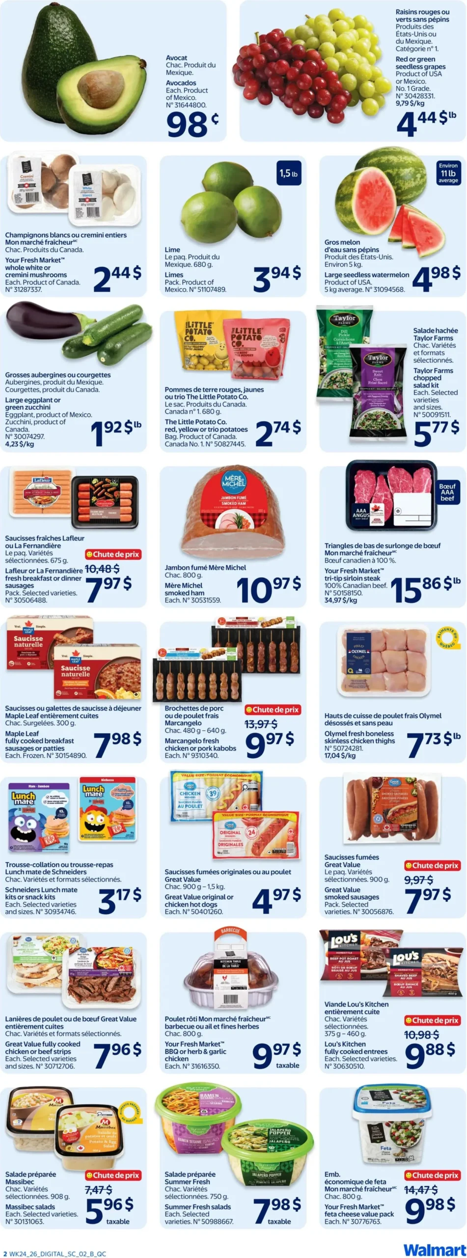 Page 2 de la circulaire Walmart