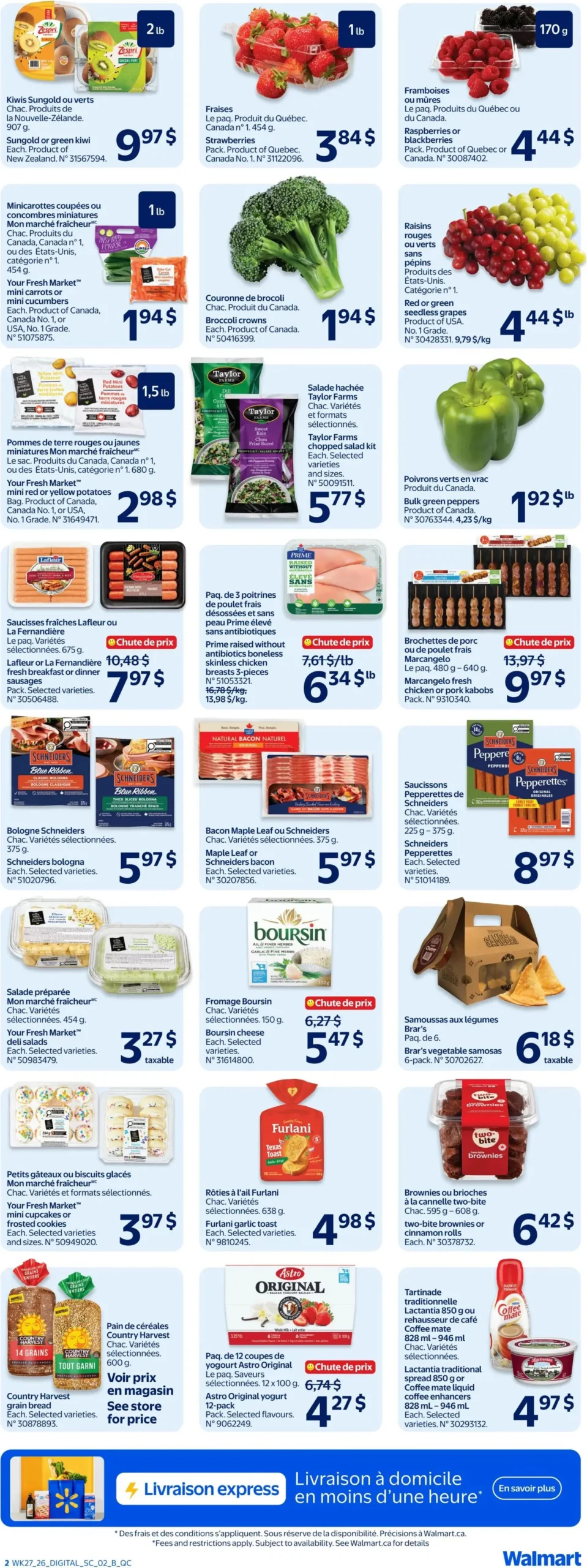 Page 2 de la circulaire Walmart