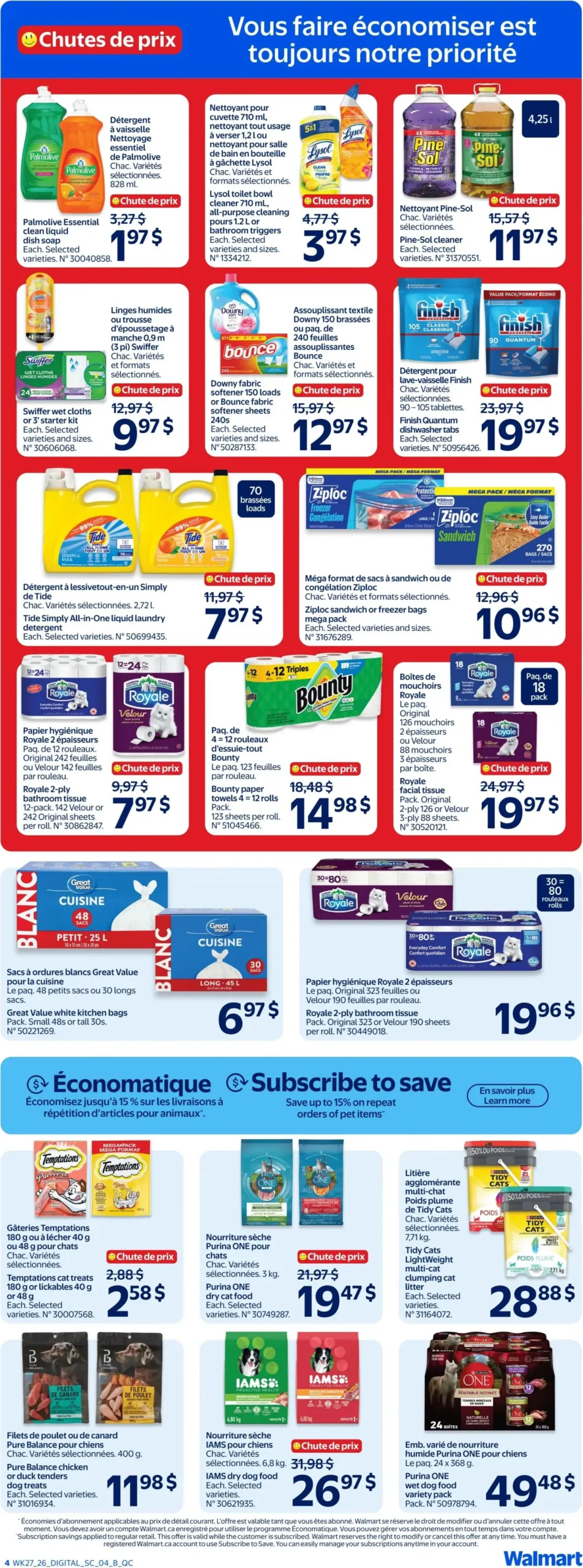 Page 4 de la circulaire Walmart