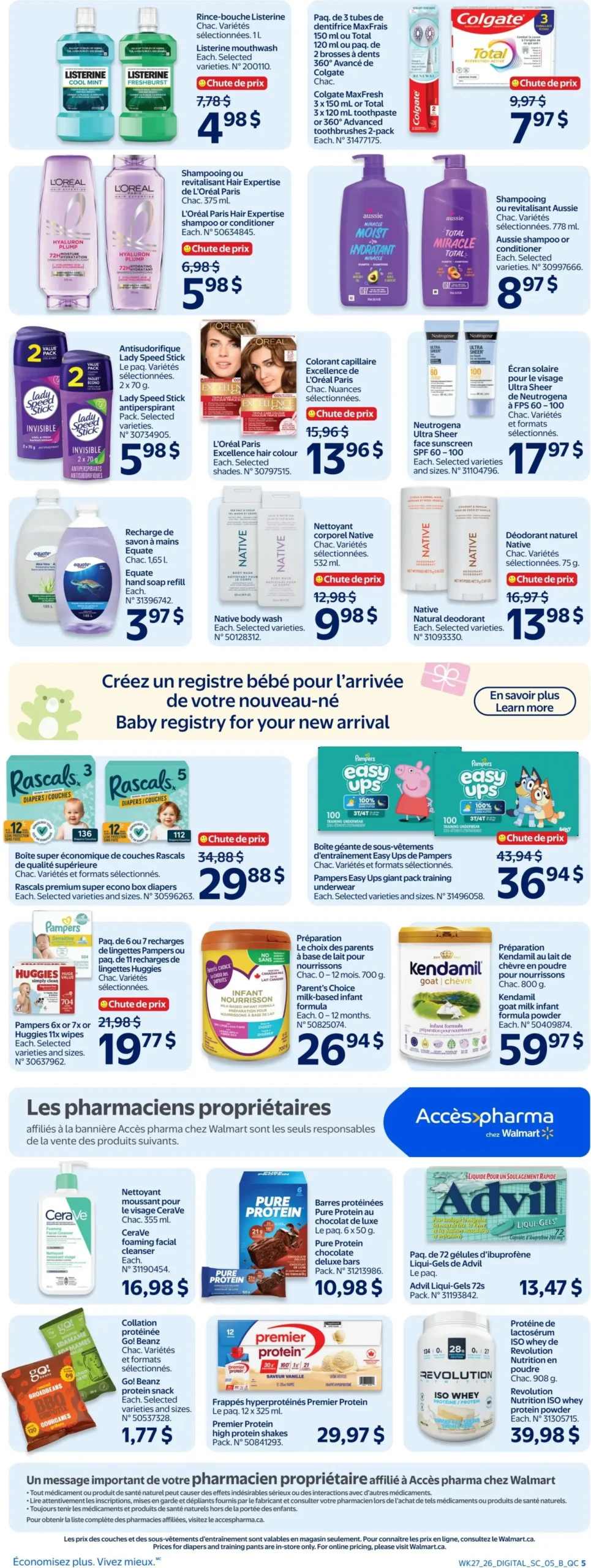 Page 5 de la circulaire Walmart
