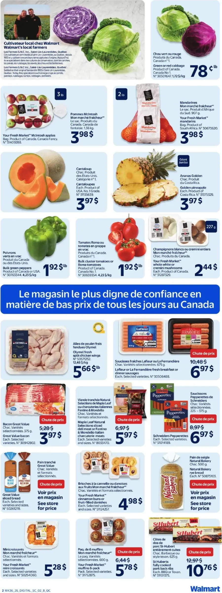 Page 6 de la circulaire Walmart