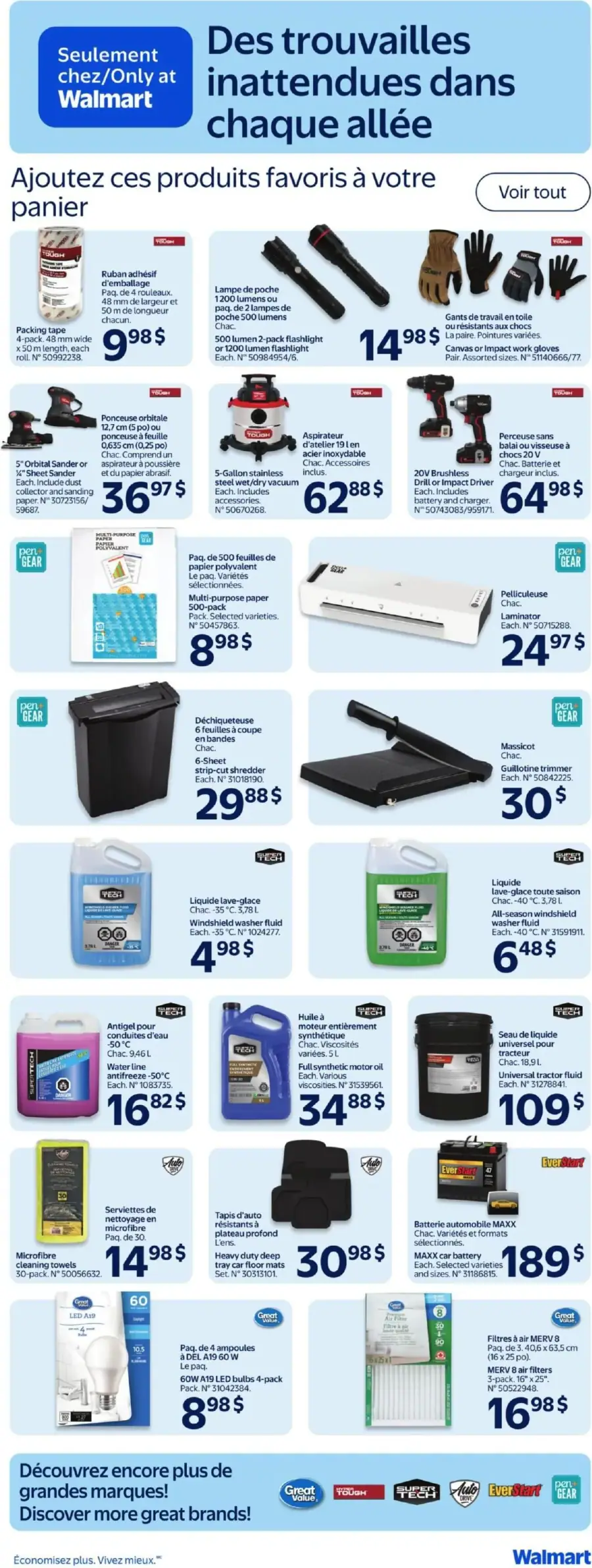 Page 14 de la circulaire Walmart