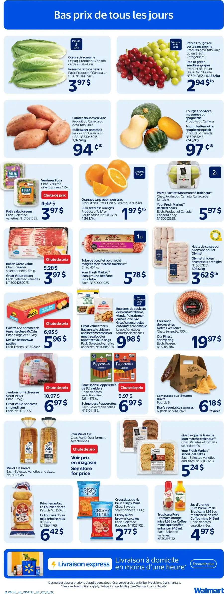 Page 2 de la circulaire Walmart
