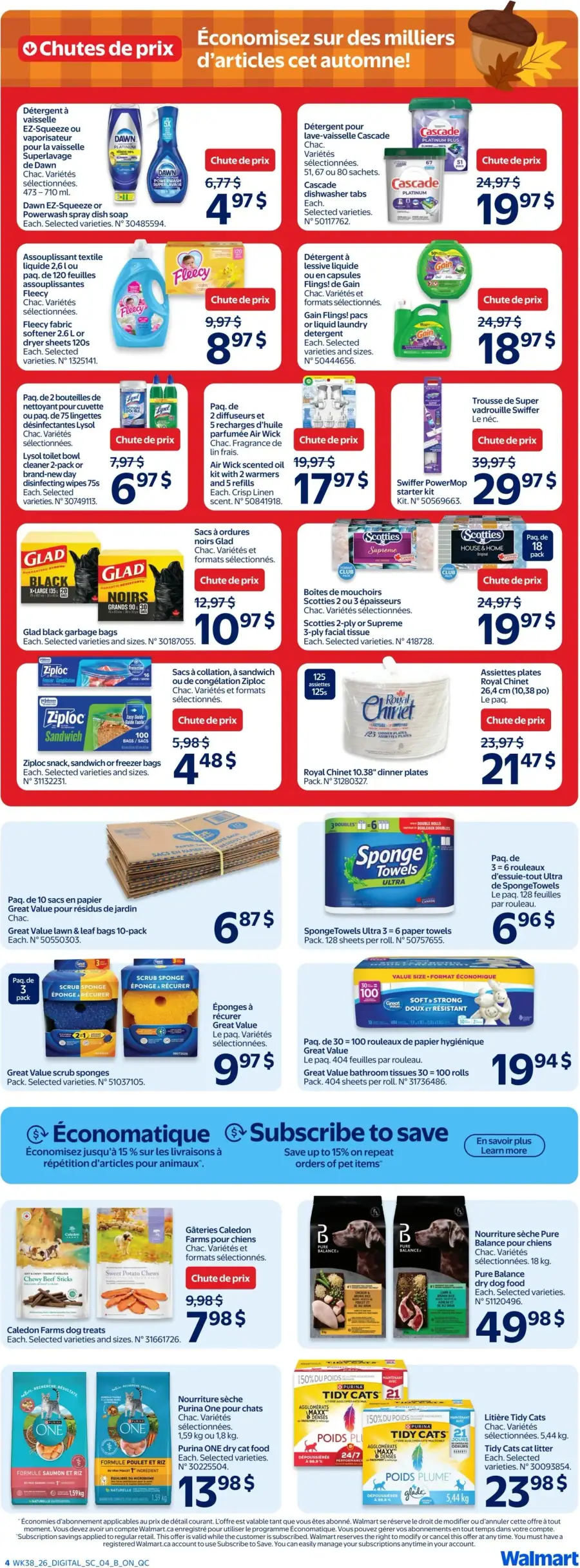 Page 4 de la circulaire Walmart