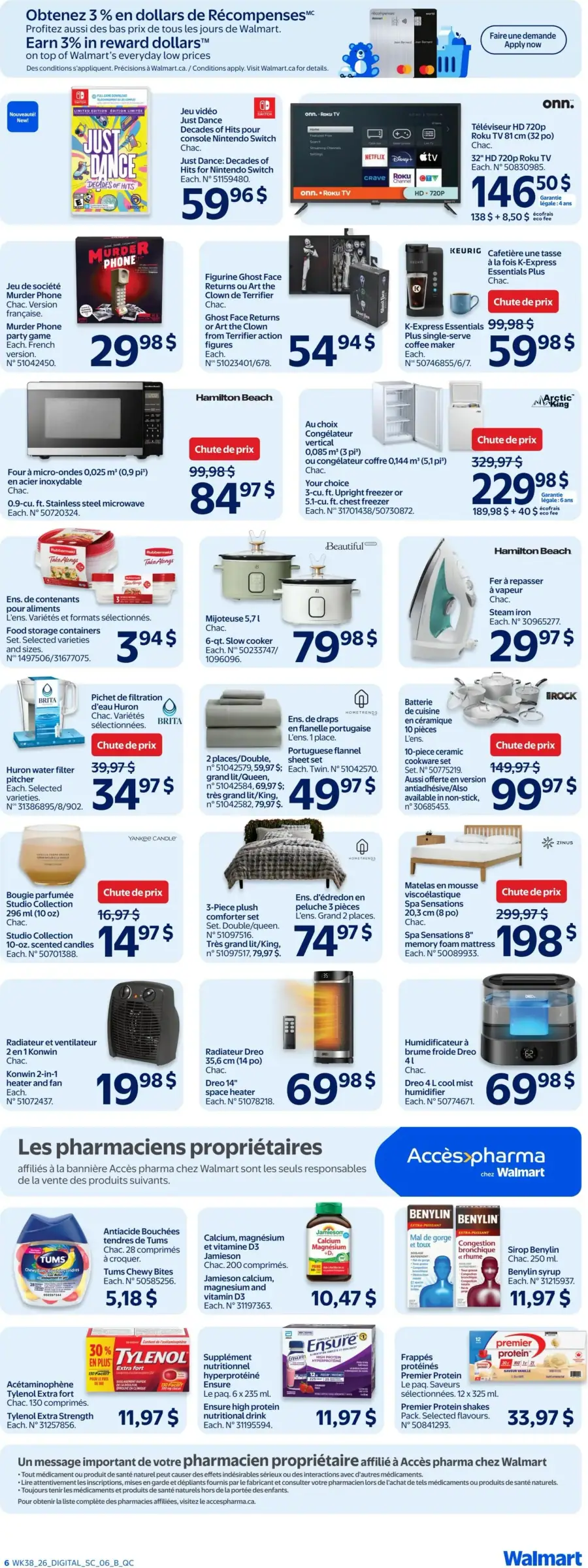 Page 6 de la circulaire Walmart