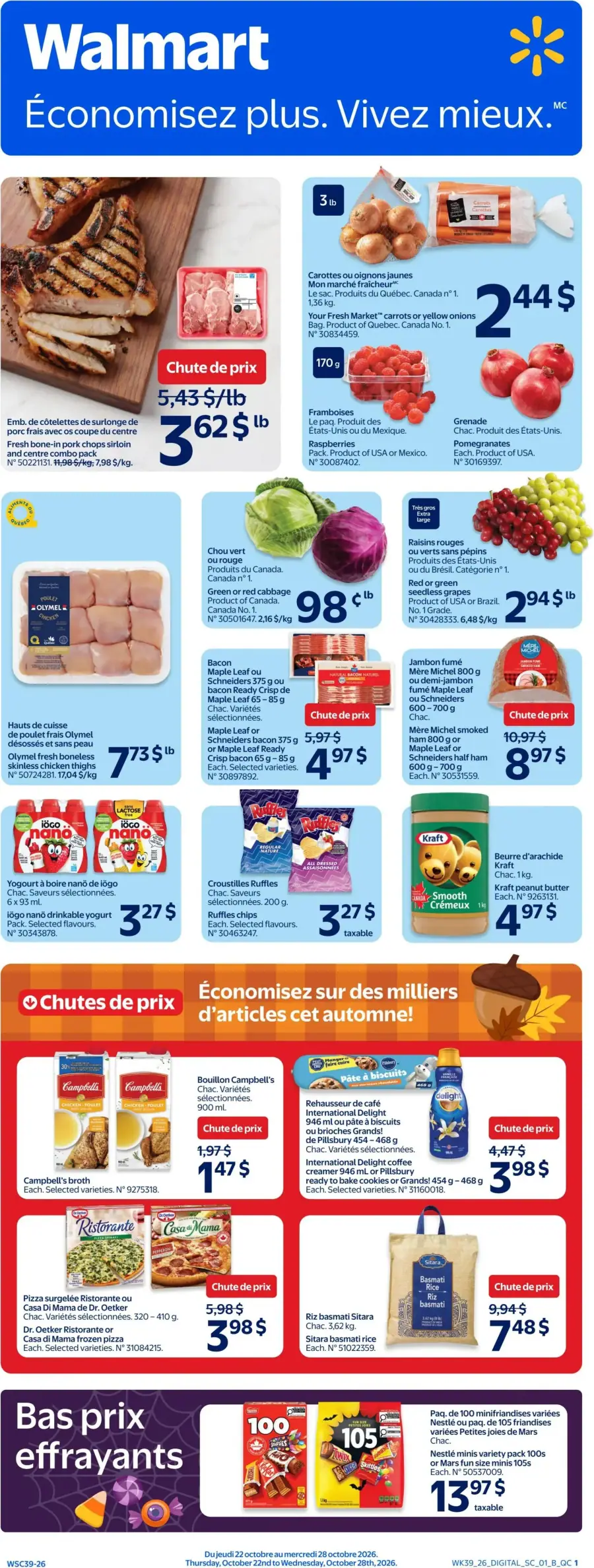 Page 1 de la circulaire Walmart