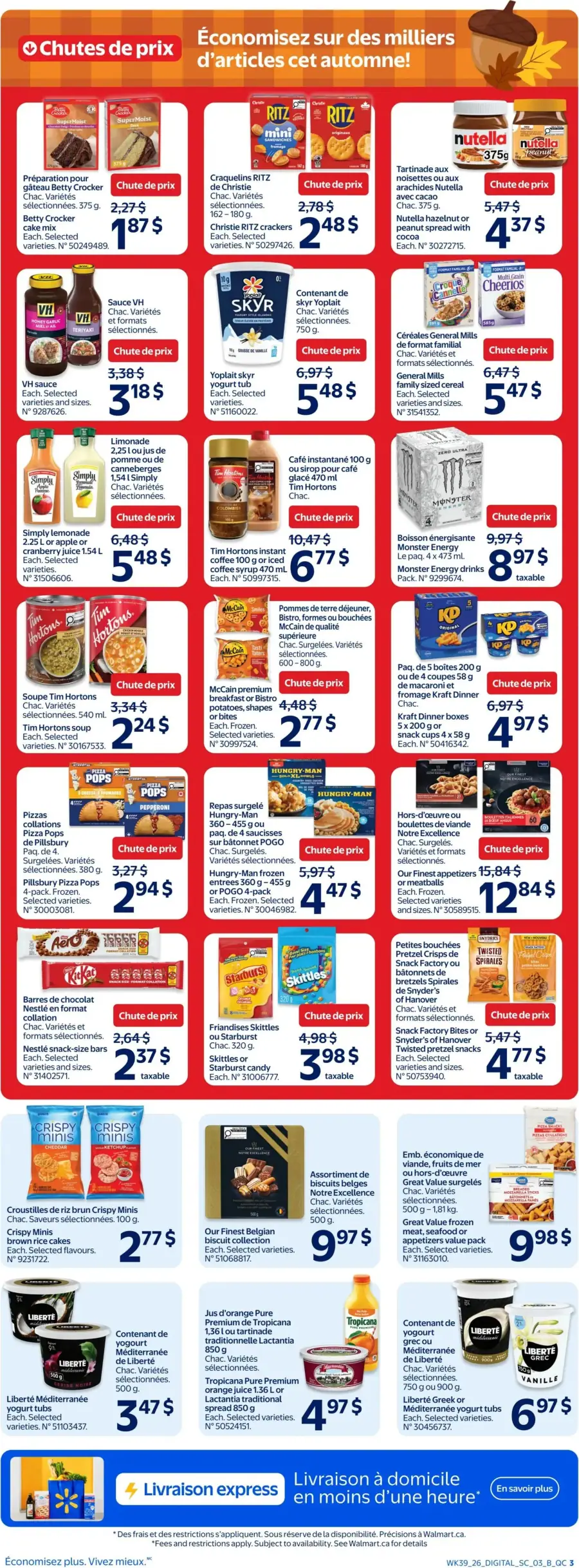 Page 3 de la circulaire Walmart