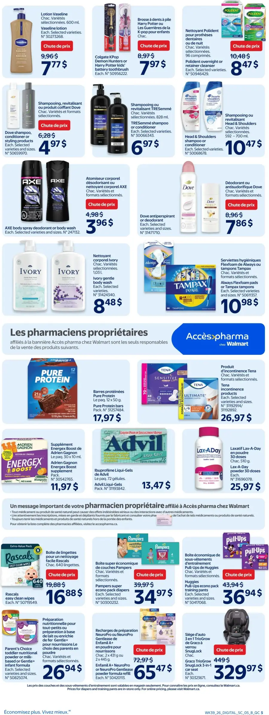 Page 5 de la circulaire Walmart