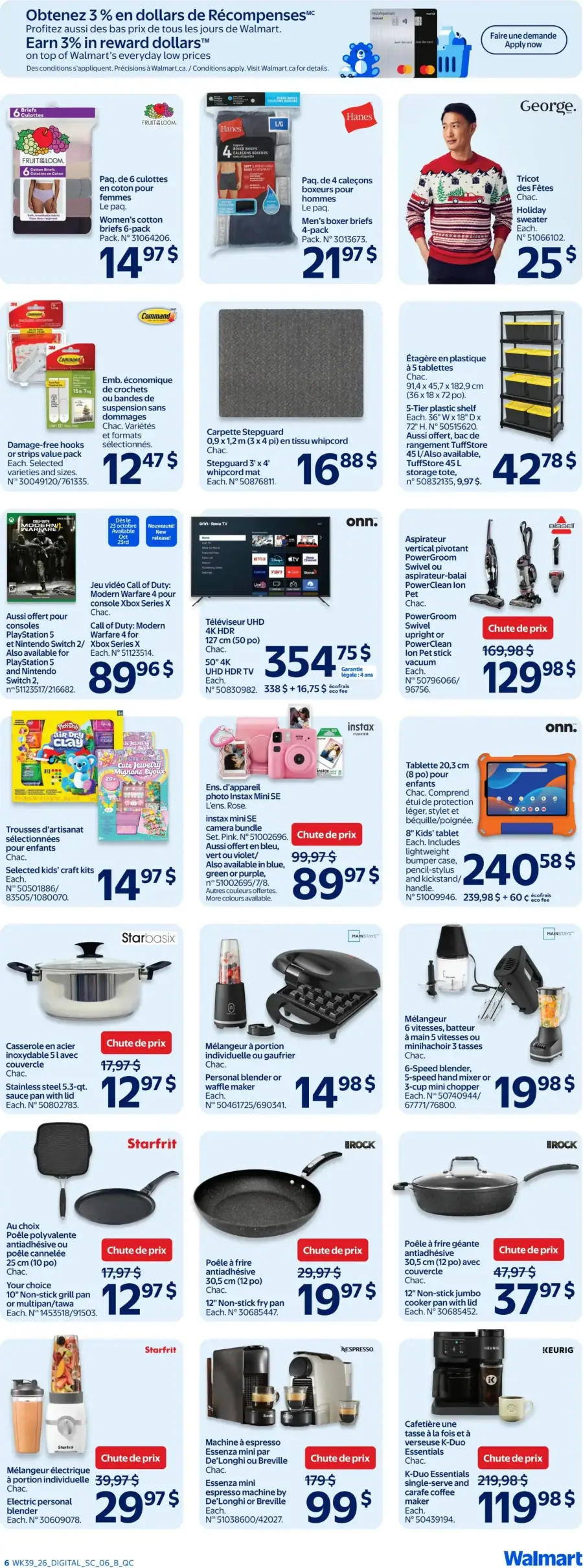 Page 6 de la circulaire Walmart