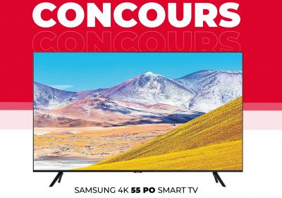 Une BELLE  télévision Samsung 4K 55 pouces Smart TV Offerte