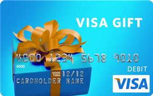1000$ cartes cadeaux prépayées Visa Offertes