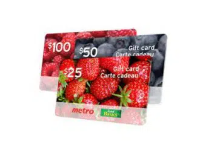 Gagnez une carte cadeau épicerie Metro