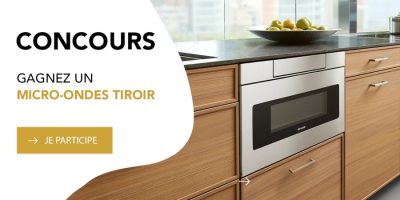 Concours Germain Larrivière: Remportez un four à micro-ondes tiroir Sharp de 1799$