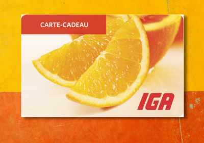 Tentez de remporter une carte cadeau IGA 500$