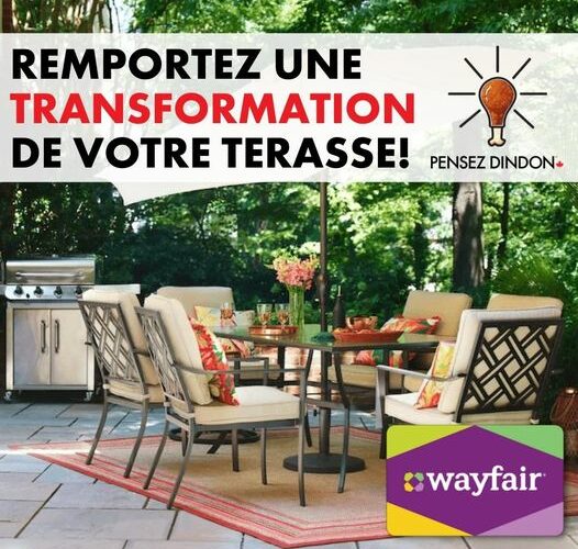 Remportez une carte-cadeau de 2500$ chez Wayfair
