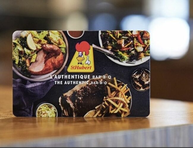 Concours Exclusif : Gagnez DEUX cartes-cadeaux St-Hubert !