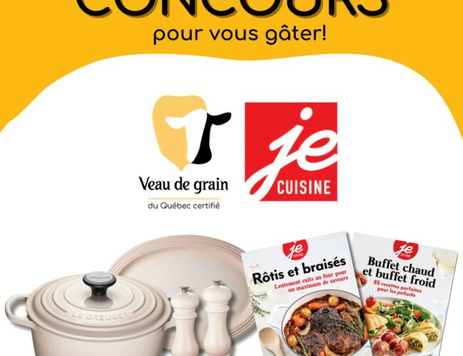 Jeu exclusif : Remportez une magnifique cocotte, un élégant plat de service et des moulins à Sel & Poivre signés Le Creuset !