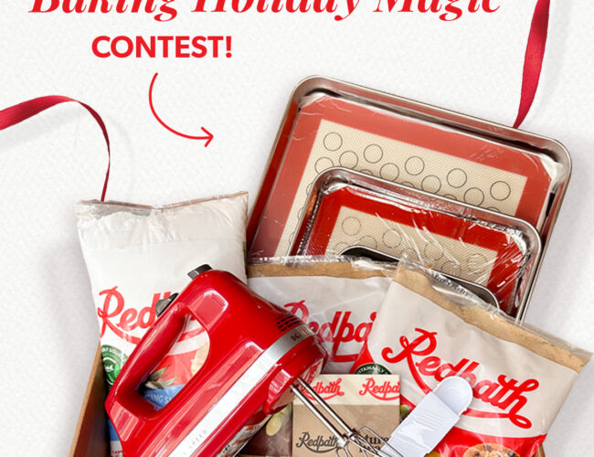 Concours : Remportez un assortiment-cadeau Sucre Redpath incluant un mélangeur à main, divers sucres et plus encore.