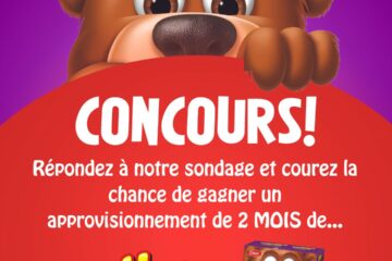 Concours : Gagnez l’un des deux approvisionnements de deux mois en produits Pattes d’ours !