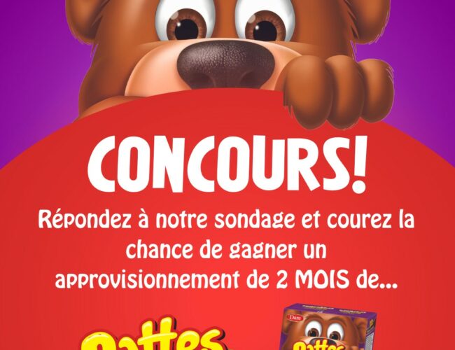 Concours : Gagnez l’un des deux approvisionnements de deux mois en produits Pattes d’ours !