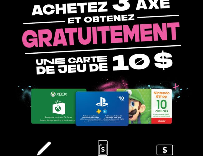 Unilever vous surprend avec une offre exceptionnelle : Recevez une carte de jeu GRATUITE d&rsquo;une valeur de 10$ !