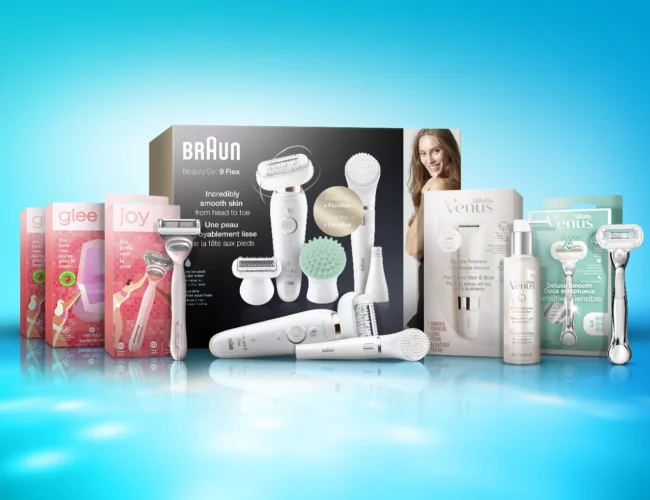 Concours P&G : Tentez de remporter plus de 350 $ de produits d&rsquo;épilation pour femmes (Braun, Venus, Joy…).
