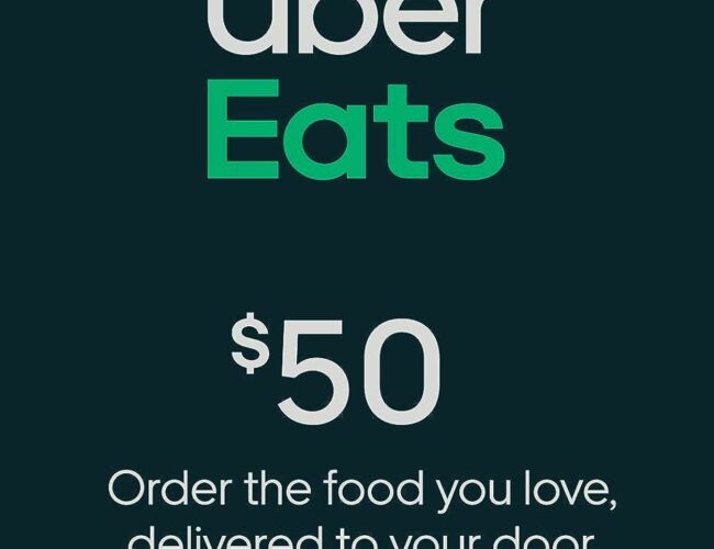 Concours: Remportez une carte-cadeau Uber & Uber Eats d&rsquo;une valeur de 50$