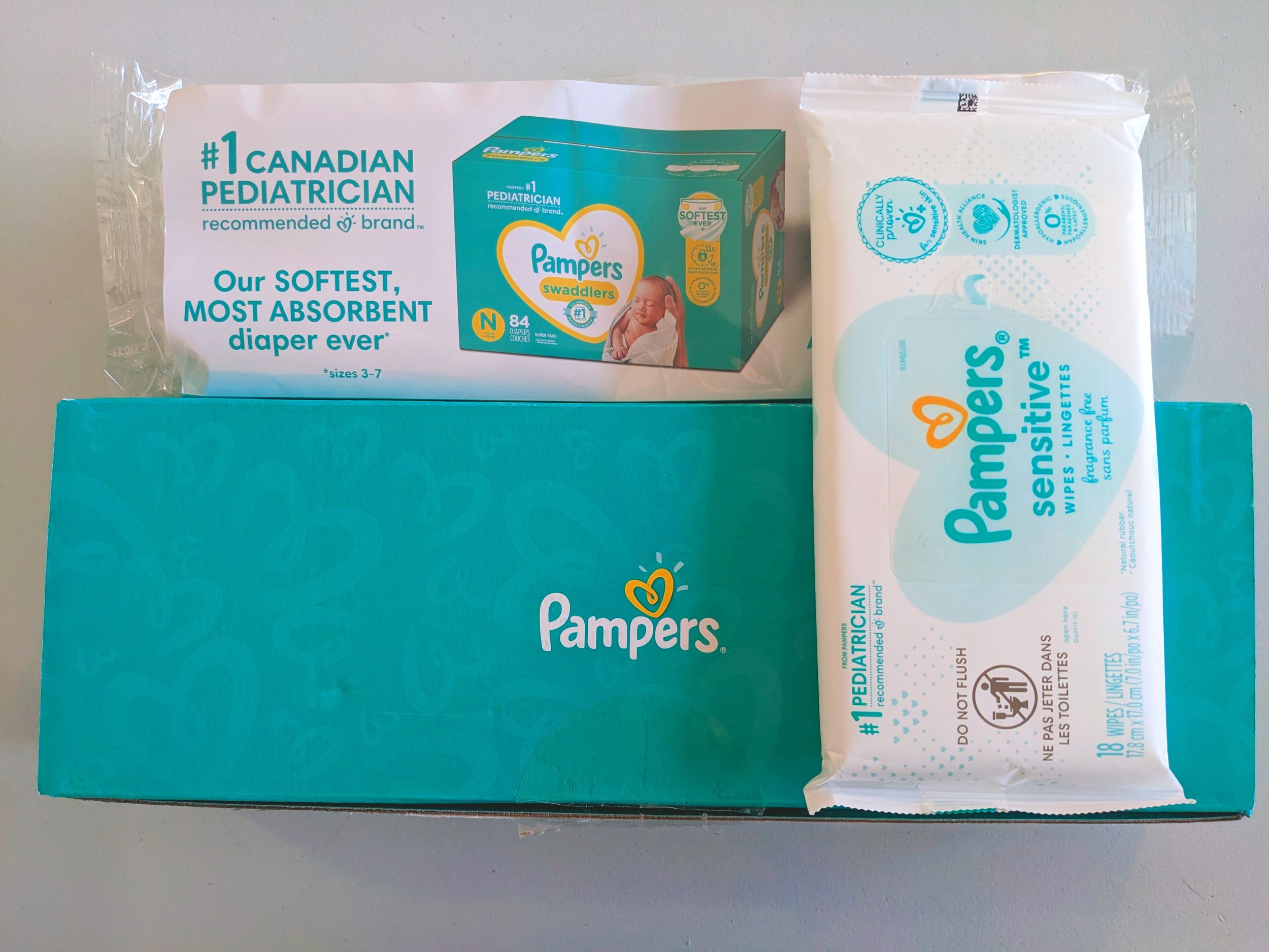 Bénéficiez d'un coupon gratuit pour les couches Pampers Swaddlers / Pure Protection