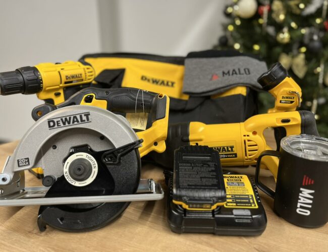 Remportez un lot d&rsquo;outils DEWALT d&rsquo;une valeur de 500$!