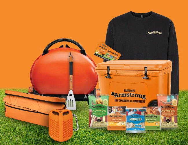 Concours Saputo : Remportez des Ensembles-Cadeaux Armstrong (Fromages, Glacières, Grills…)