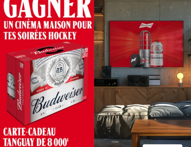 Concours « Gagnez un cinéma maison Tanguay » avec Labatt 🎬🏠
