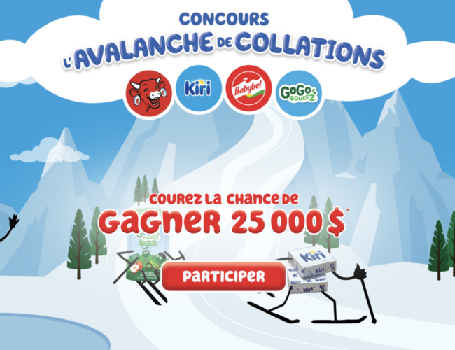 Concours Fromageries Bel Canada : Gagnez 25 000 $ en argent comptant 💰