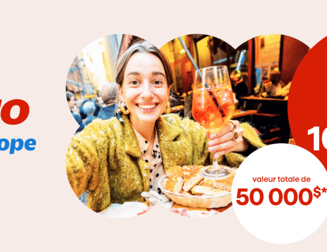 Concours Metro « M’offre l’Europe » : Gagnez un Voyage de 10 000 $ !