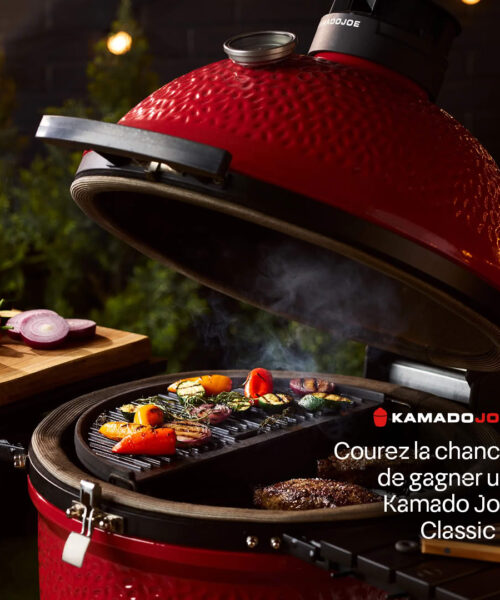 Concours JC Perreault 2025 : Gagnez un Barbecue Kamado Joe Classic II d’une Valeur de 1699 $ !