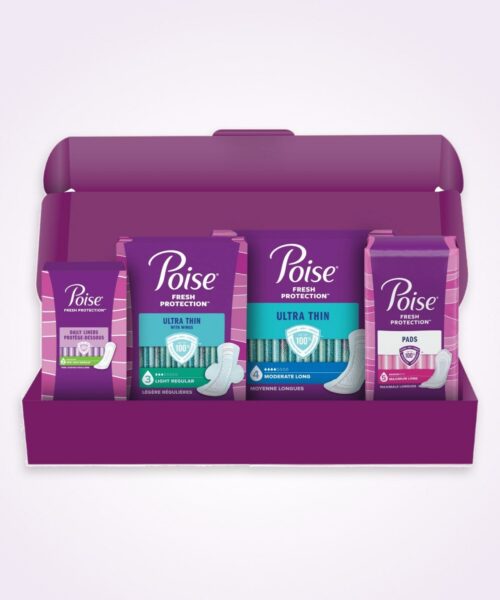 Offre Poise Canada 2025 : Recevez une Trousse d’Échantillons Gratuits de Protections Hygiéniques