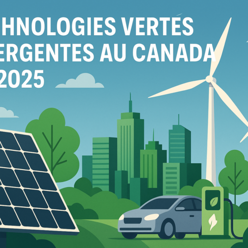 Technologies Vertes Émergentes au Canada en 2025 : Vers un Avenir Plus Durable
