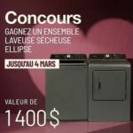 Gagnez un ensemble laveuse-sécheuse Ellipse de 1 400 $