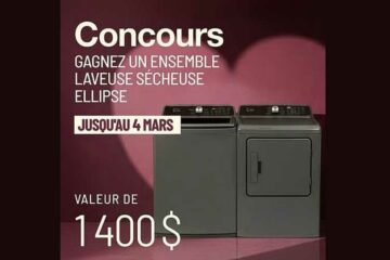 Gagnez un ensemble laveuse-sécheuse Ellipse de 1 400 $
