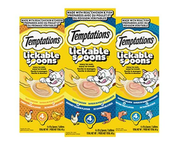 Gâteries Temptations gratuites pour votre chat au Québec