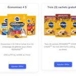 Obtenez 3 sachets gratuits de nourriture Pedigree pour chien